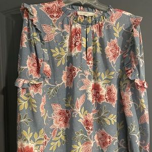 LOFT. Lightweight flowing blouse.